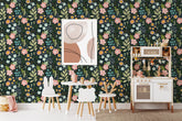 Girls Funny Flowers Wallpaper